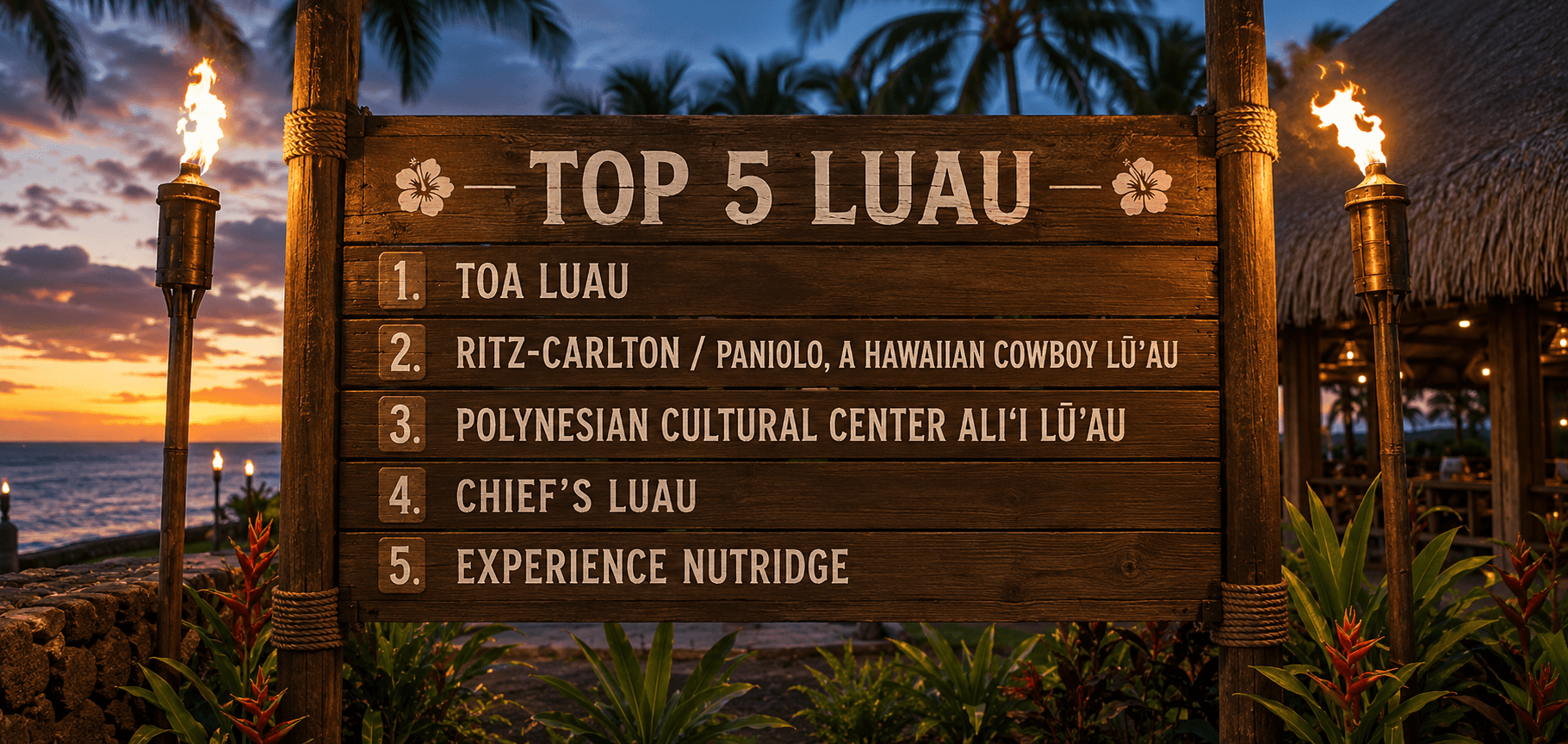 Lūʻau celebrations and cultural performances across Oʻahu