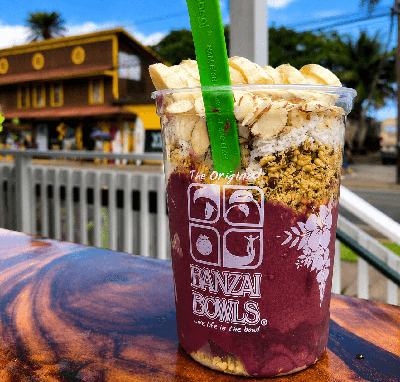 Fresh fruit bowl from Banzai Bowls